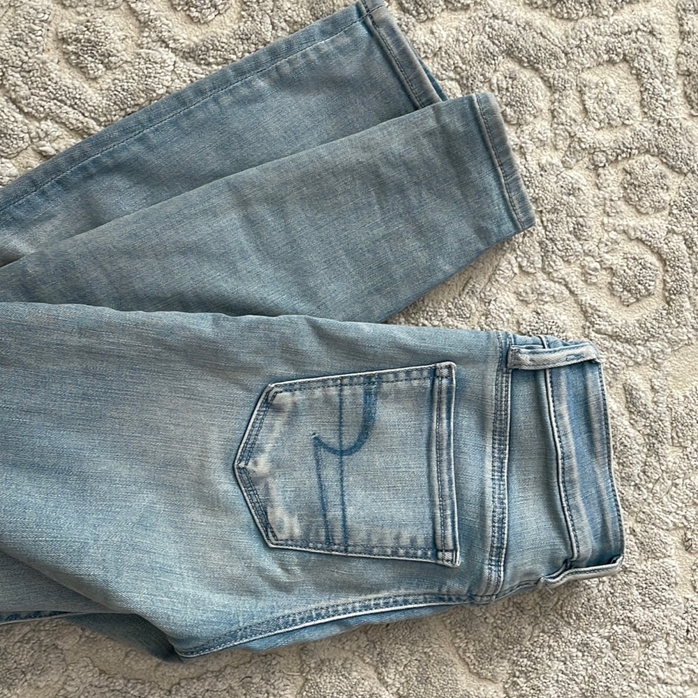 American Eagle Next Level Stretch light wash denim jeans